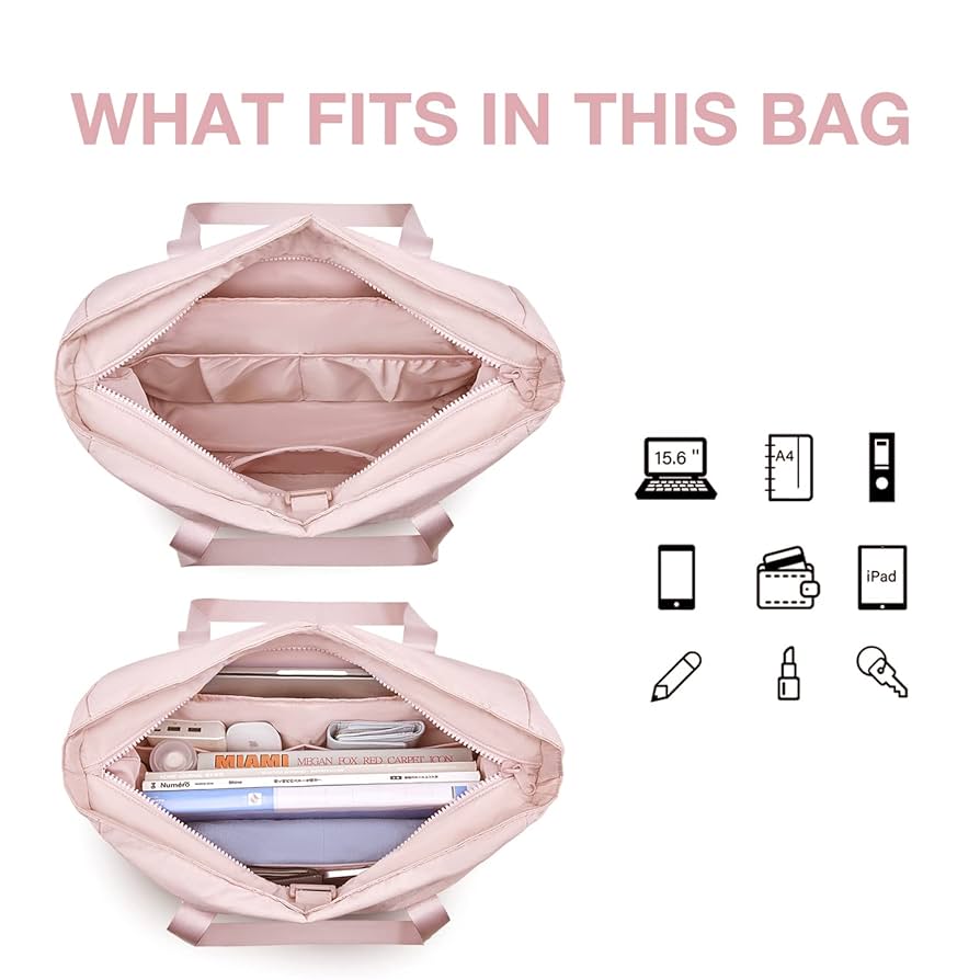 Bolso Totebag Plegable Rosa