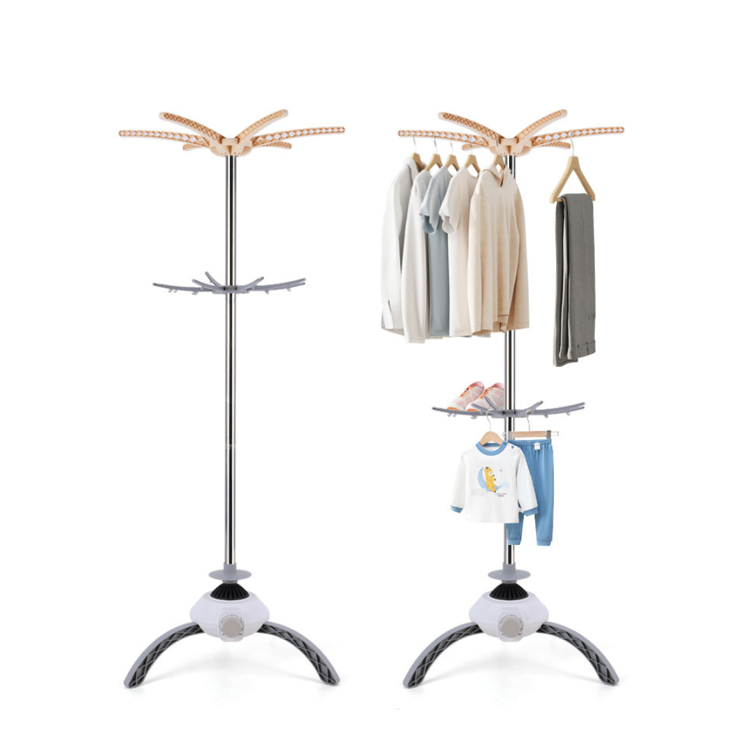 Secador de ropa plegable eléctrico