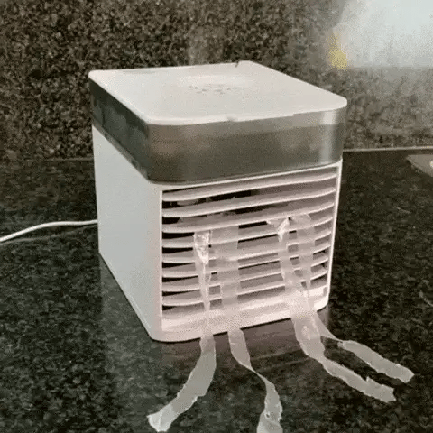 Mini climatizador portátil